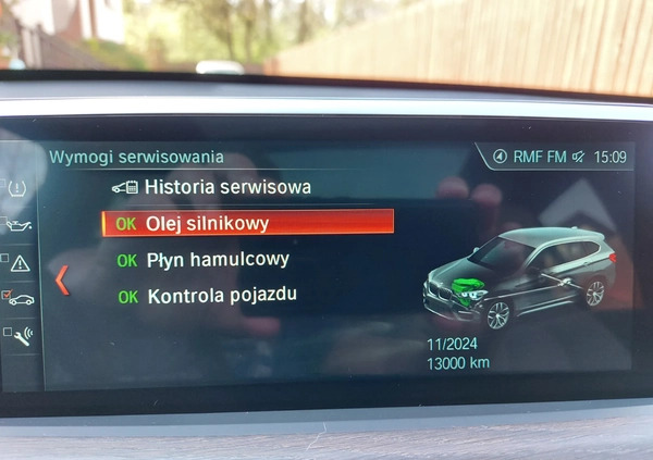 BMW X1 cena 83900 przebieg: 92000, rok produkcji 2016 z Pszczyna małe 704